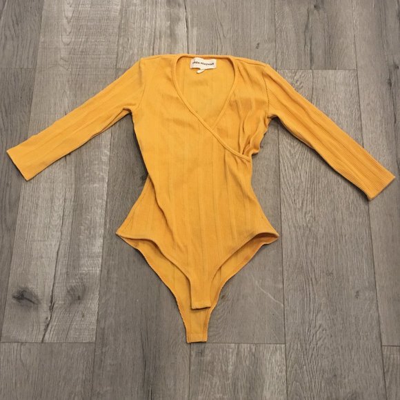 Mara Hoffman Yellow Bodysuit - Picture 1 of 4